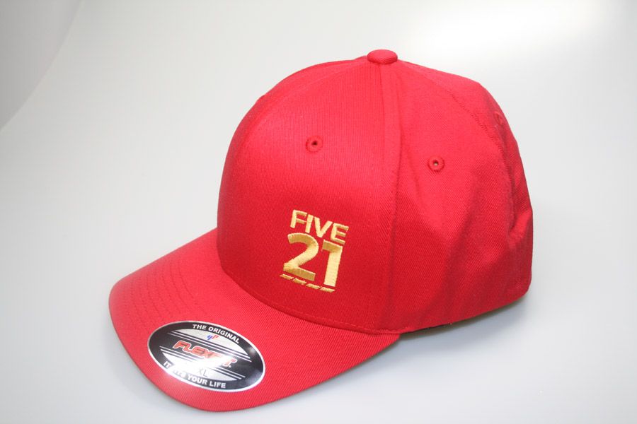 FIVE21 Team Color Hat - Red /Gold