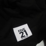 FIVE21 Hem Tag Clip tag on Basic Cool T-shirt