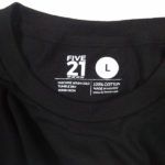 FIVE21 Neck Label on Basic Cool T-shirt